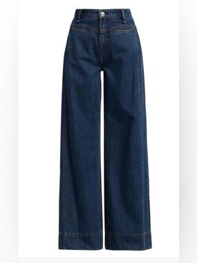Rag & Bone Selah Wide Leg Jeans - Kenme | 27 | Dark Wash